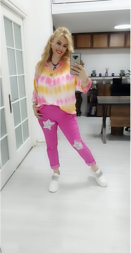 batik pamuklu bluz