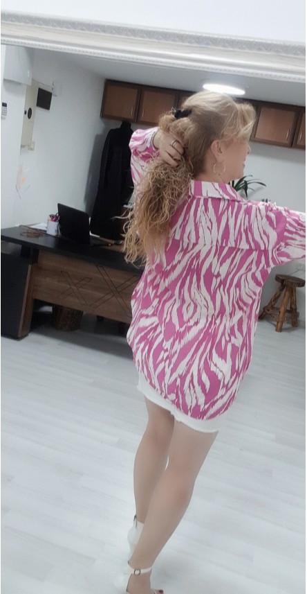pamuklu pembe gömlek