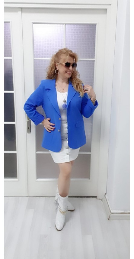 Keten Mavi Ceket