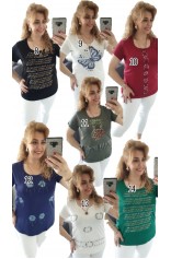 RENKLİ KAMPANYALI BLUZ