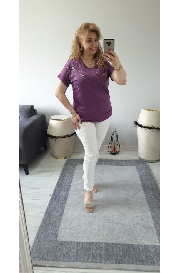 yenı sezon taşlı bluz