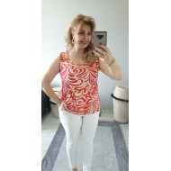 renklı askılı bluz 4