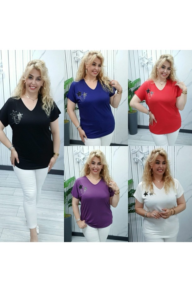 YILDIZLI BLUZ