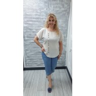 DÜĞME PAMUK BLUZ