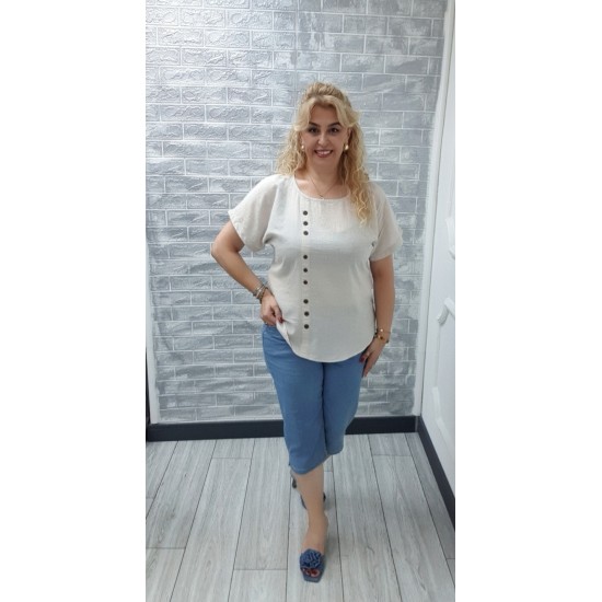 DÜĞME PAMUK BLUZ DÜĞME PAMUK BLUZ