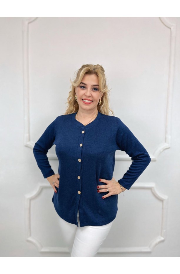 huvis bluz düğmelı