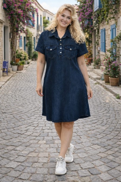  kot elbısem koyu renk