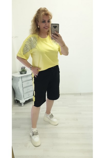 şort takım sarı
