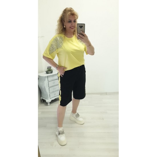 şort takım sarı