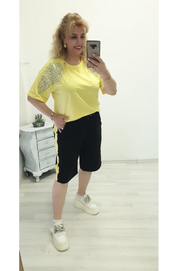 şort takım sarı