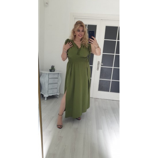 MONIKA ELBİSE YEŞIL