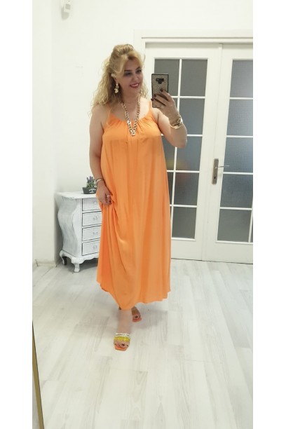 NERGIS ELBISE ORANJ