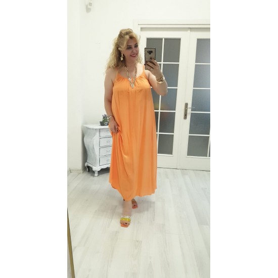 NERGIS ELBISE ORANJ
