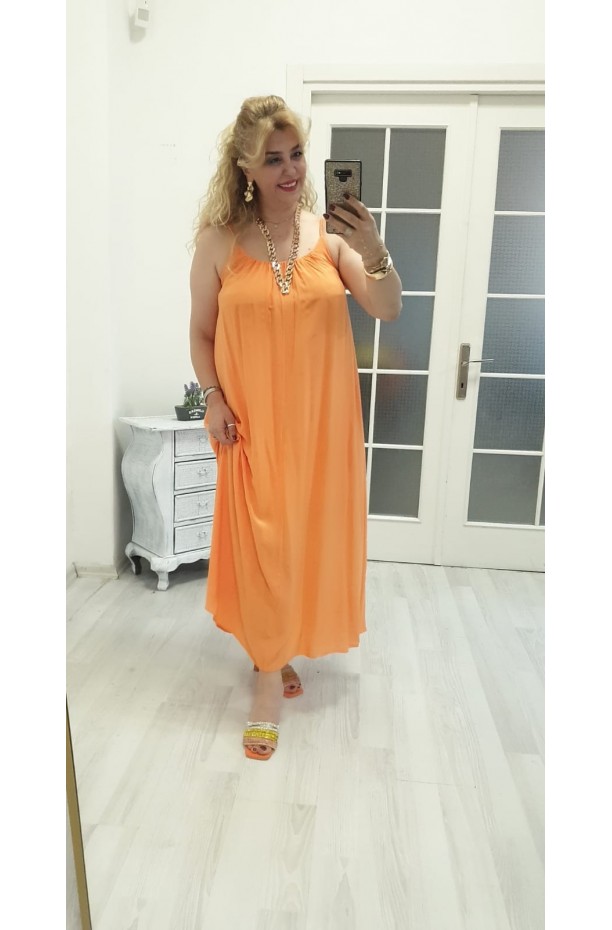 NERGIS ELBISE ORANJ