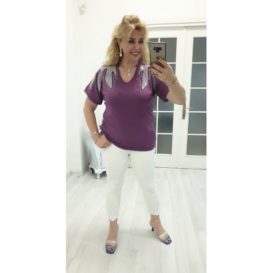 YAPRAK BLUZ MÜRDÜM